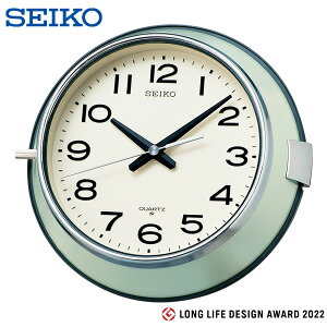 掛け 時計 おしゃれ 連続秒針 KS474M セイコー SEIKO バス時計 おしゃれ スイープ 防塵型 掛け時計 【お取り寄せ】