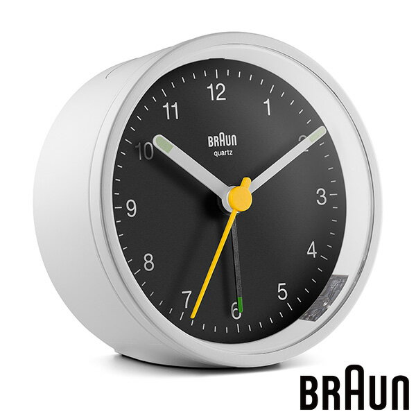 BRAUN ֥饦 BC12W ʥ å Alarm Clock ۥ磻 ֥å  ᤶޤ  顼 ̡ Ų߷ 饤  ڤ󤻡