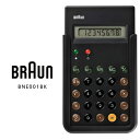 BRAUN ブラウン BNE001BK 電卓 デザイン 8桁 自動電源OFF シンプル 正規品 