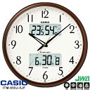 【電波時計 掛け時計 温湿度計付】 カシオ CASIO ITM-650J-5JF【お取り寄せ】