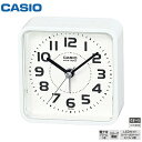カシオ 電波 めざまし 時計 TQ-770J-7JF CASIO アナログ 電子音 アラーム スヌーズ ライト レトロ クロック 【お取り寄せ】
