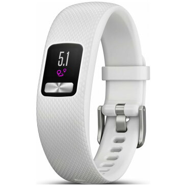 ガーミン GARMIN vivofit 4 White レギュラーサイズ (010-01847-21) アクティビティトラッカー 活動量計 ウェアラブル端末 フィットネス ランニング ヨガ 筋トレ 睡眠計 天気情報 腕時計 【あす楽】【国内正規品】