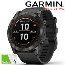 【取説サービス】 GPSスマートウォッチ ガーミン GARMIN fenix 7X Pro Sapphire Dual Power Ti Carbon Gray / Black (010-02778-52) ランニング 登山 ゴルフ スキー サーフィン トレラン 筋トレ 釣り Suica対応 ソーラー充電 心拍計 音楽 【お取り寄せ】