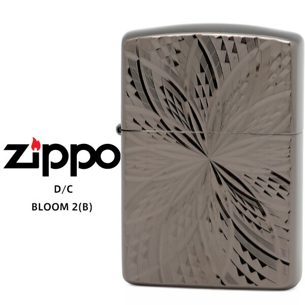 yZippo Wb|[ C^[z Zippo Wb|[ ZIPPO _ChJbg u[ Diamond cut BLOOM D/C BLOOM 2(B) lIubN Neo Black ʉH A[}[ IC C^[ y񂹁z