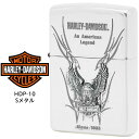 【Harley Davidson ハーレー ダビッドソン】 Zippo ハーレー ダビッドソン ジッポー ZIPPO Harley-Davidson HDP-10 シルバーイブシ 片面エッチング シルバーイブシメタル ライター 【お取り寄せ】【02P26Mar16】【RCP】