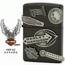 楽天時計・ブランド専門店 アイゲットZippo ハーレー ダビッドソン ジッポー ZIPPO Harley-Davidson HDP-62 メイクメタル ブラックイオン ニッケル ブラックサテンメタル ライター 【お取り寄せ】【RCP】