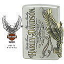 Zippo ハーレー ダビッドソン ジッポー ZIPPO Harley-Davidson HDP-75 Ni&BSコンビ古美 両面エッチング BSイブシメタル 両面加工 ライター 