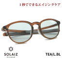 ソライズ サングラス SLD-001 TEA/LBL SOLAIZ レディース UVカット ブルーライトカット 近赤外線カット アイケア スキンケア エイジングケア ミドルウエリントン LS1