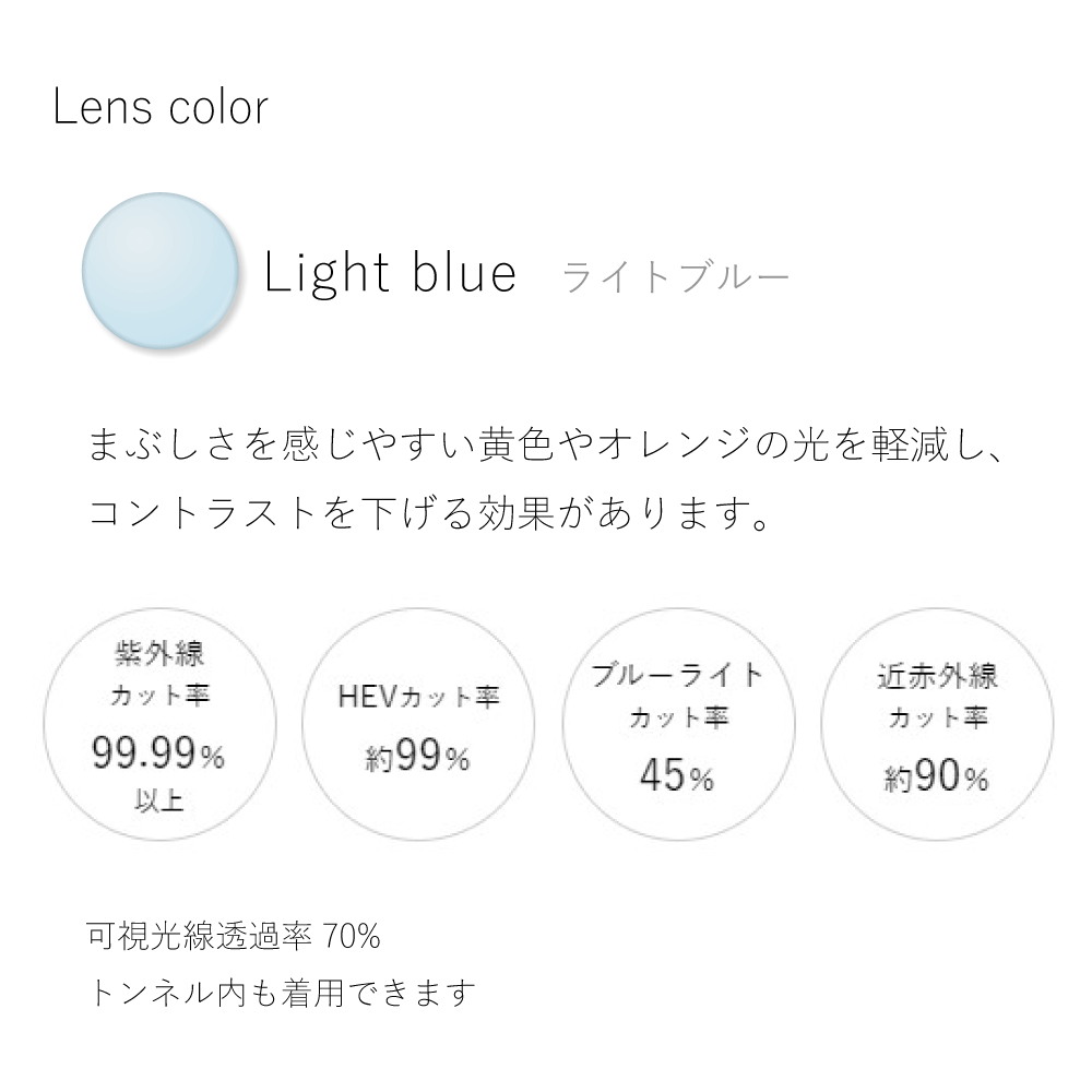 ソライズ サングラス SLD-001 BK/LBL SOLAIZ レディース UVカット ブルーライトカット 近赤外線カット アイケア スキンケア エイジングケア ミドルウエリントン LS1