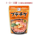 プデチゲ 400g 濃縮 2倍 韓国 料理 3人 4人 本格 美味しい 鍋 キムチ スープ 簡単 手軽 業務用 セット ギフト プレゼント 人気 まとめ買い 李王家 冬 おすすめ インスタント ラーメン 家族用 豆腐 本場 旨辛 手作り 牛豚骨 調味料