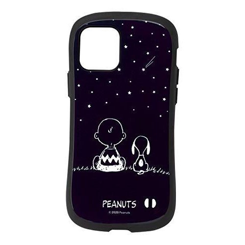 iFace First Class スヌーピー PEANUTS iPhone 12/12 Pro ケース [チャーリー・ブラウン/ネイビー]