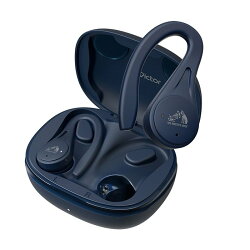 VictorHA-EC25T完全ワイヤレスイヤホン耳かけ式本体質量6.9g(片耳)最大30時間再生防水仕様BluetoothVer5.1対応スポーツ向けブルーHA-EC25T-A