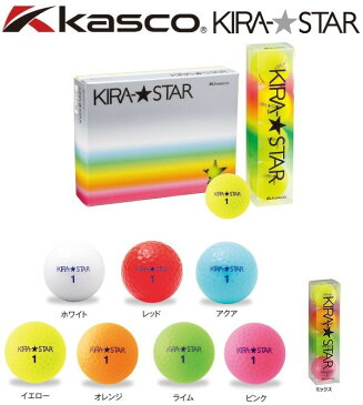 キャスコ ゴルフボール キラスター KIRA STAR 1ダース 12個入り 2017年モデル