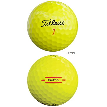 タイトリスト ゴルフボール トゥルーフィール TITLEIST TRUFEEL 1ダース 12個入り 2019年モデル 新品 日本正規品