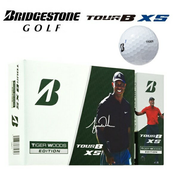 ブリヂストン ゴルフボール TOUR B XS TIGER WOODS EDITION 1ダース 12個入り タイガー・ウッズ　エディション 2020年数量限定モデル 日本正規品