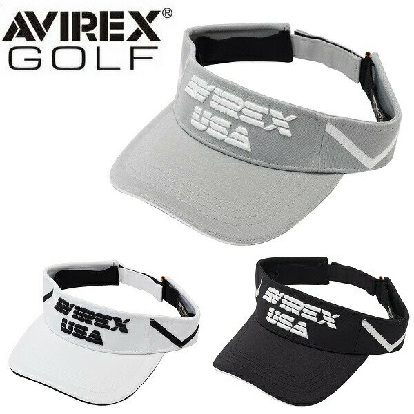 アヴィレックス ゴルフ バイザー USA サンバイザー メンズ AVIREX GOLF AVG3S-CP13