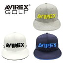 アヴィレックス ゴルフ キャップ マリンボーダー フラットキャップ メンズ レディース AVIREX GOLF AVXBB1-40C