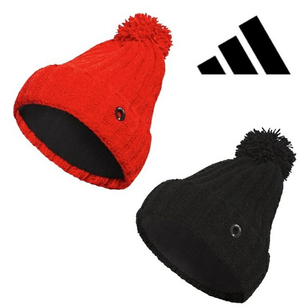 アディダス ゴルフ シェニール ウォームビーニー レディース ニット帽 adidas GOLF DKL27