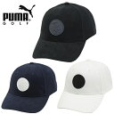 プーマ ゴルフ キャップ セミフラット サークルパッチキャップ メンズ PUMA 025295