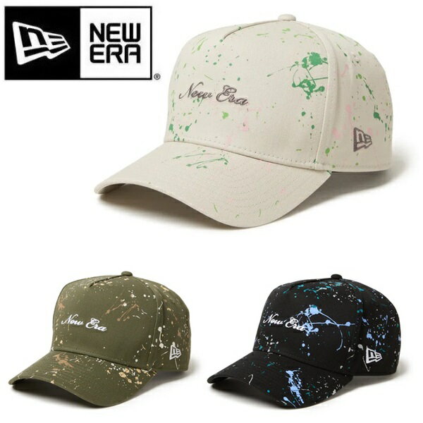 ニューエラ ゴルフ キャップ 9FORTY A-Frame Splash Paint スクリプトロゴ NEW ERA (14326298) (14326299) (14326300)