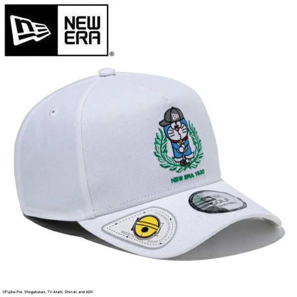 ■商品情報 日本を代表する国民的キャラクターであるドラえもんをフィーチャーしたコレクション。 ニューエラキャップを被りゴルフをするドラえもんのアートワークを使用したモデル。 シルエットは9FORTYをベースに、フロント部1枚パネルにして上部をつまんだ独特のシルエットが特徴の9FORTY A-Frame。 バイザーの右側にマグネットを仕込み、ボールマーカーをアタッチできるOn-Par仕様です。 フロントパネルの内側に独自の芯を作ることで型崩れしにくいシルエットが保たれます。 少し深みがある被り心地です。 バイザー（つば）はあらかじめ着用しやすい状態にカーブしています。 リアのアジャスターで頭回り約56.8cmから60.6cmまでサイズ調整が可能です。 スウェットバンドには、抗菌効果のあるMICROERAを使用しています。 【サイズ】フリー(約56.8cm〜60.6cm) 【素材】ポリエステル ※注意事項 ・モニターの発色具合によって実際のものと色が異なる場合があります。■商品情報 日本を代表する国民的キャラクターであるドラえもんをフィーチャーしたコレクション。 ニューエラキャップを被りゴルフをするドラえもんのアートワークを使用したモデル。 シルエットは9FORTYをベースに、フロント部1枚パネルにして上部をつまんだ独特のシルエットが特徴の9FORTY A-Frame。 バイザーの右側にマグネットを仕込み、ボールマーカーをアタッチできるOn-Par仕様です。 フロントパネルの内側に独自の芯を作ることで型崩れしにくいシルエットが保たれます。 少し深みがある被り心地です。 バイザー（つば）はあらかじめ着用しやすい状態にカーブしています。 リアのアジャスターで頭回り約56.8cmから60.6cmまでサイズ調整が可能です。 スウェットバンドには、抗菌効果のあるMICROERAを使用しています。 【サイズ】フリー(約56.8cm〜60.6cm) 【素材】ポリエステル ※注意事項 ・モニターの発色具合によって実際のものと色が異なる場合があります。