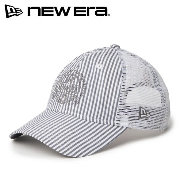 乐天商城 - ニューエラ ゴルフ キャップ 9TWENTY トラッカー Seersucker ストライプ ブラック NEW ERA Golf (14747320)