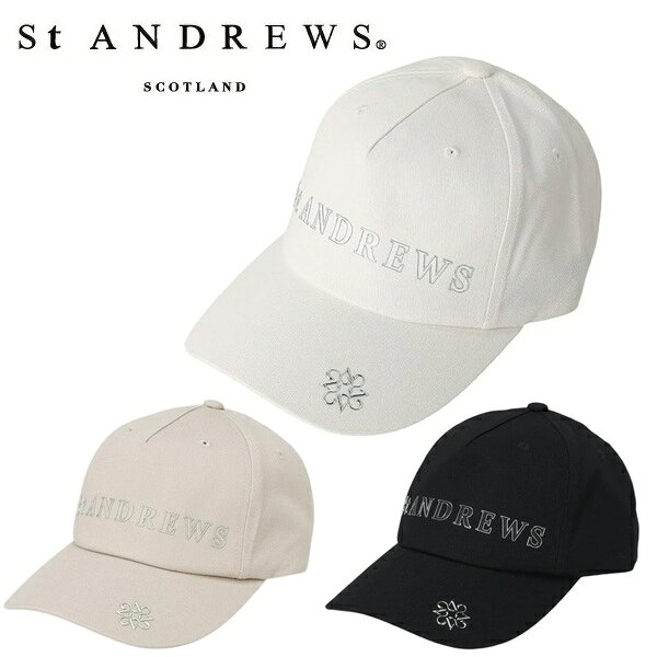 セント アンドリュース ゴルフ ツイルロゴキャップ ユニセックス St ANDREWS 042-6987251