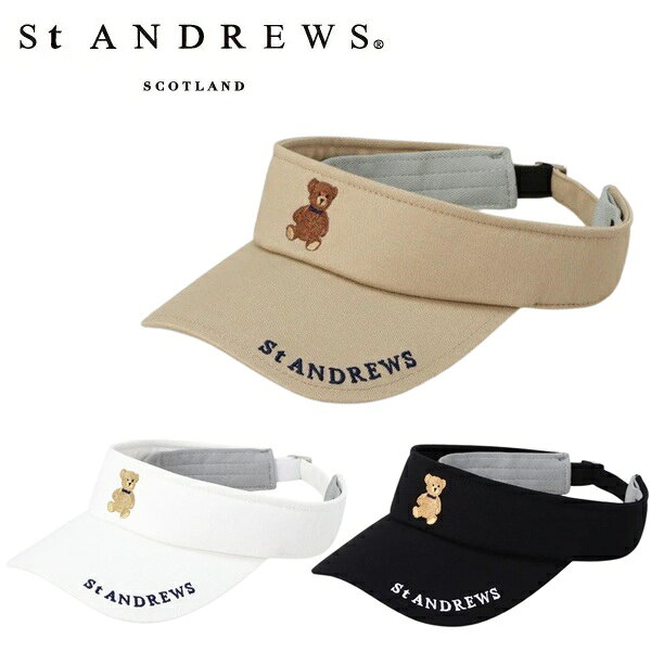 セント アンドリュース ゴルフ テディベアバイザー ユニセックス St ANDREWS 042-6987312