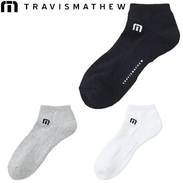 トラヴィスマシュー ゴルフメンズ Mロゴ アンクル ソックス TRAVISMATHEW golf 7AM090【ポスト投函配送】