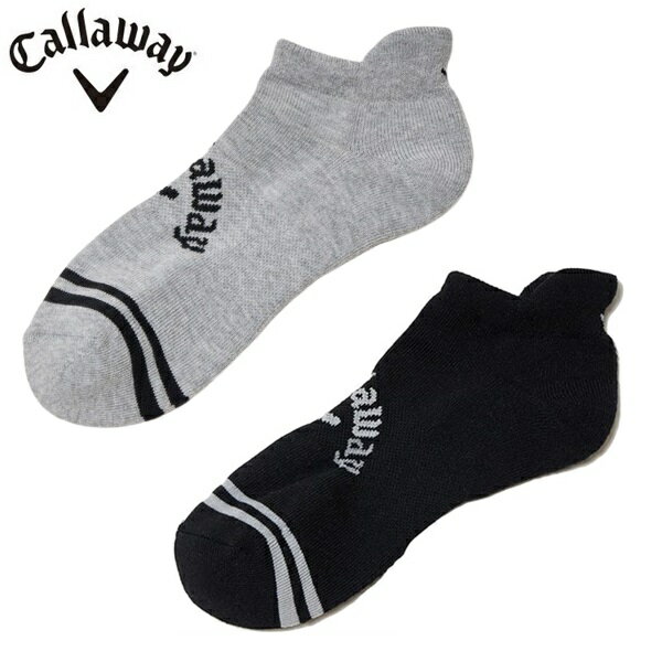キャロウェイ ゴルフ ソックス ロゴアンクルソックス メンズ Callaway Golf C23293102【メール便配送】【2023年秋冬モデル】