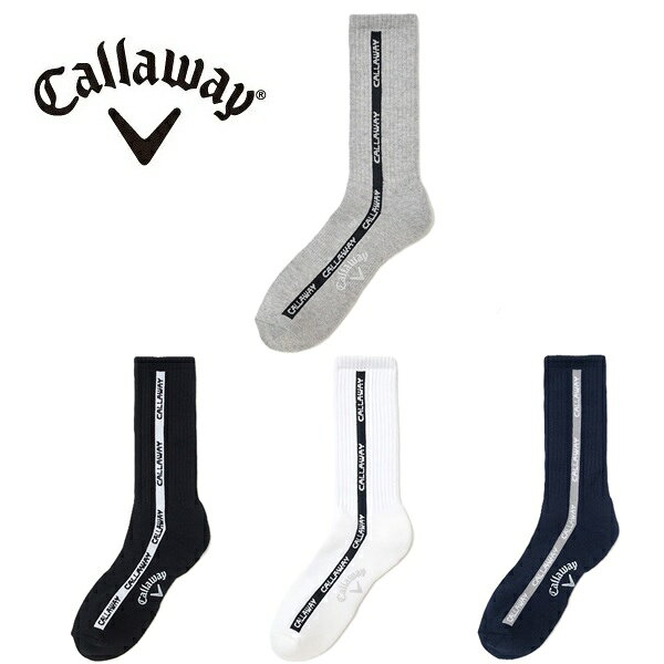 Rakuten - キャロウェイ ゴルフ メンズ ソックス 縦ライン クルーソックス (MENS) Callaway C26193114【2026年春夏モデル】【ポスト投函配送】