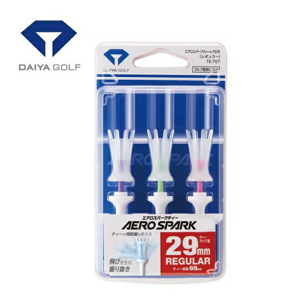 ダイヤ エアロスパークティー707 レギュラー TE-707 【メール便配送】