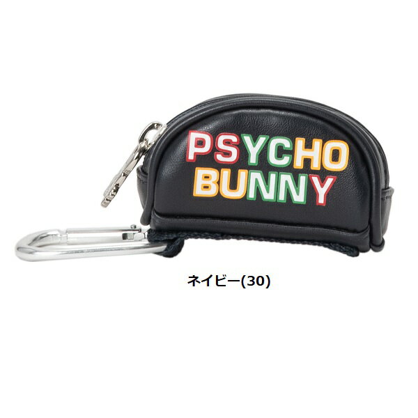 サイコバニー ゴルフ ボールポーチ LOGOART Psycho Bunny PBMG5FE1