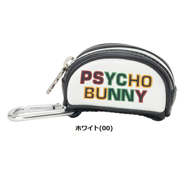 サイコバニー ゴルフ ボールポーチ LOGOART Psycho Bunny PBMG5FE1