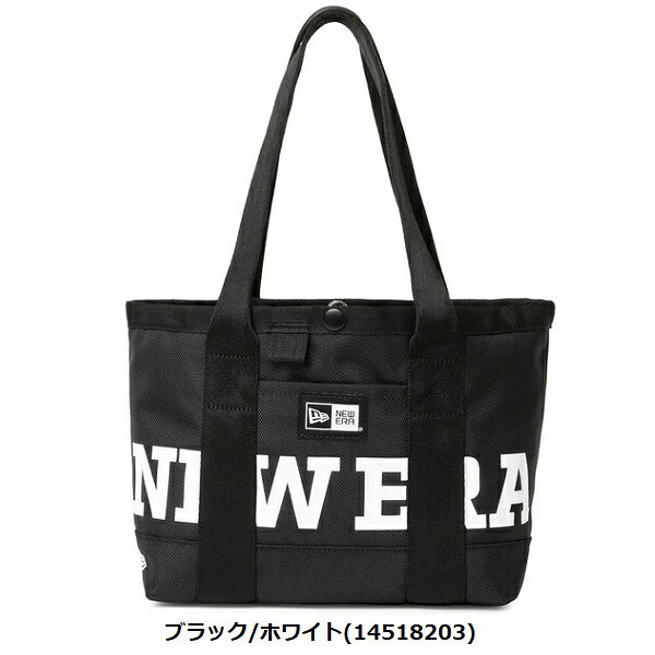 IG-GOLF 楽天市場店のニューエラ ゴルフ トートバッグミニ 6L ワードマークロゴ ブラック × ホワイト NEWERA (14518203)｜アングル2