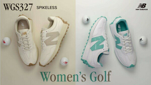 ニューバランス ゴルフシューズ 327 v1 SL WM WGS327 スパイクレス レディース 日本正規品 New Balance Golf 2023年発売