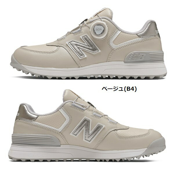ニューバランス ゴルフシューズ 574 v4 SL BOA(R) WG574BB4 スパイクレス ボア レディース 日本正規品 New Balance Golf