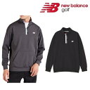 ニューバランス ゴルフ メンズ ストレッチ スウェット ハーフジップ プルオーバー New Balance Golf 012-4262003 2024年秋冬モデル