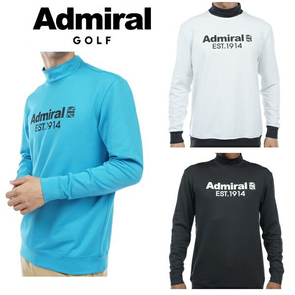 アドミラル ゴルフ メンズ 発熱ストレッチ ハイネックシャツ ADMIRAL ADMA387 2023年秋冬モデル