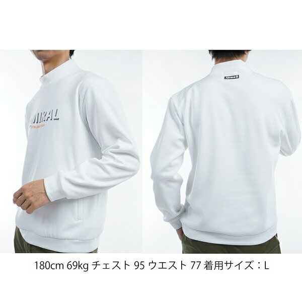 アドミラル ゴルフ メンズ ロゴモックネック スウェット ADMIRAL GOLF ADMA492 202...