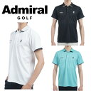 アドミラル ゴルフ メンズ ロゴジャガード ポロシャツ ADMIRAL GOLF ADMA502 2025年春夏モデル