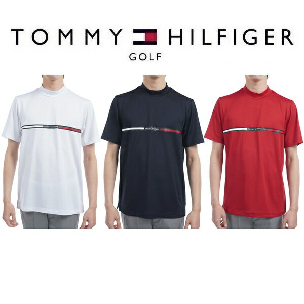 Rakuten - トミーヒルフィガー ゴルフ メンズ HILFIGERトリコグラフィック 半袖モックネックシャツTOMMY HILFIGER THMA527 2025年春夏モデル
