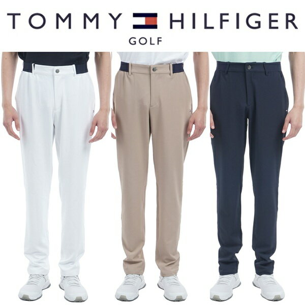 トミーヒルフィガー ゴルフ メンズ 遮熱 テーパードパンツ TOMMY HILFIGER GOLF THMA534 2025年春夏モデル