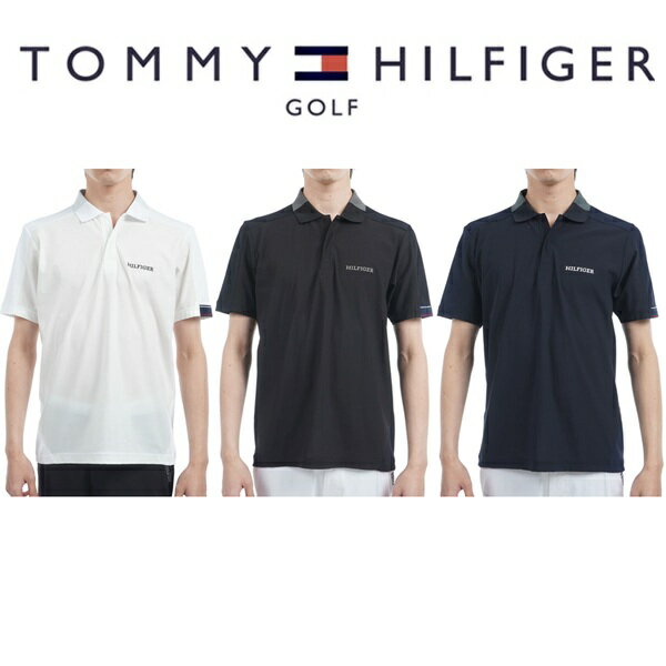 トミーヒルフィガー ゴルフ メンズ ハイブリッド 半袖ポロシャツ TOMMY HILFIGER THMA538 2025年春夏モデル