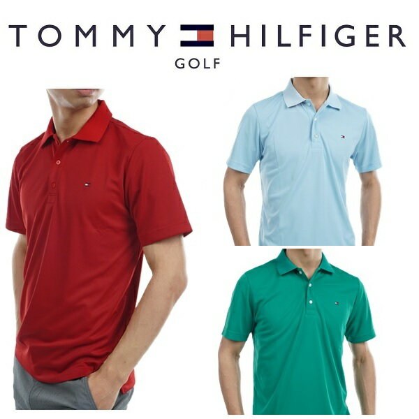 トミーヒルフィガー ゴルフ メンズ ベーシック フラッグ ポロシャツ TOMMY HILFIGER THMA316