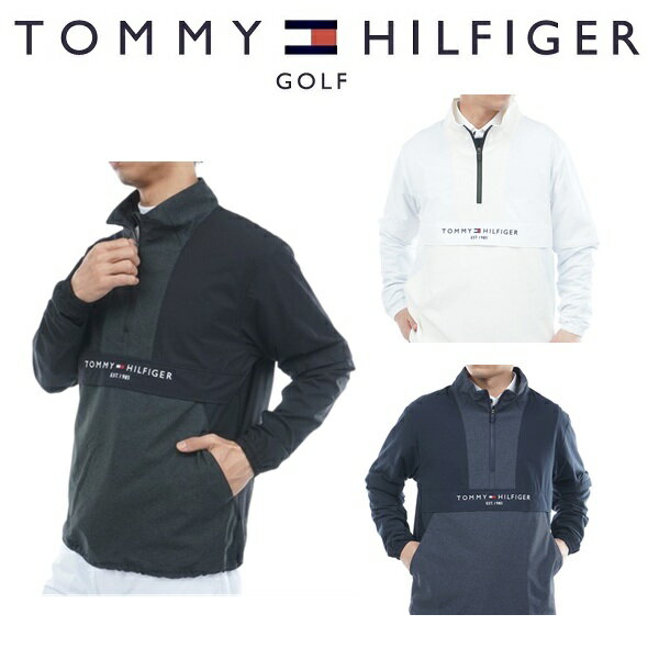 トミーヒルフィガー ゴルフ メンズ 袖脱着 アノラックジャケット TOMMY HILFIGER GOLF THMA550 2025年秋冬モデル