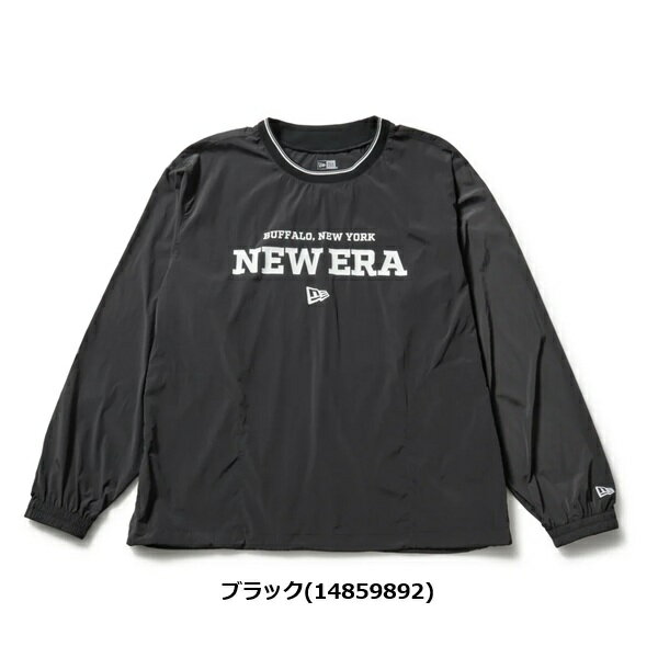 ニューエラ ゴルフ ウーブン プルオーバー ブラック NEW ERA (14859892) 2026年春夏モデル