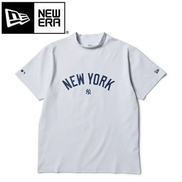 Rakuten - ニューエラ ゴルフ 半袖 ミッドネック Tシャツ MLB ニューヨーク・ヤンキース ホワイト NEW ERA (14859923) 2026年春夏モデル