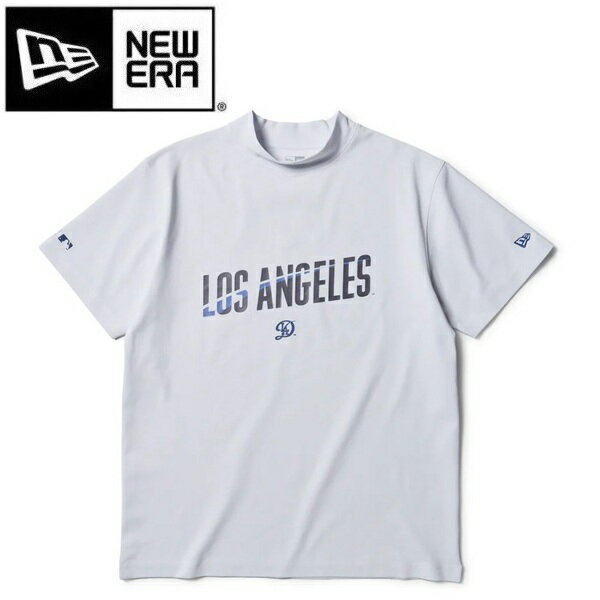 Untitled Sport - ニューエラ ゴルフ 半袖 ミッドネック Tシャツ MLB ロサンゼルス・ドジャース ホワイト NEW ERA (14859930) 2026年春夏モデル