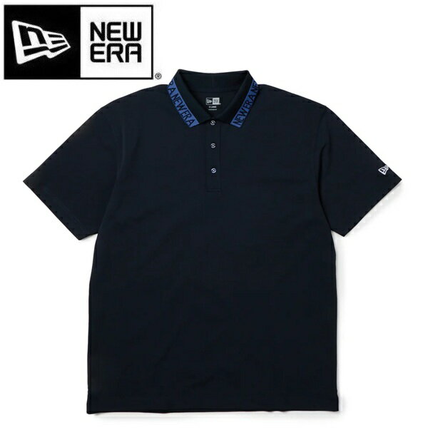Rakuten - ニューエラ ゴルフ 半袖 ポロシャツ 鹿の子 Collar Logo ネイビー NEW ERA (14859944) 2026年春夏モデル